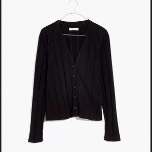 NWT Madewell Ribbed Sweater-Knit Cardigan (XXS)